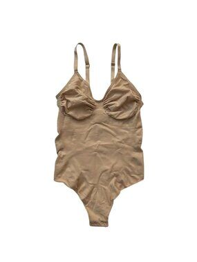 NWOT Skims Sculpting Thong Bodysuit XXS XS Sienna Beige MSRP $70